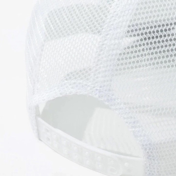 MEN’S WHITE BASEBALL CAP, ADJUSTABLE HAT WITH LOS ANGELES LOGO - Picture 4 of 4